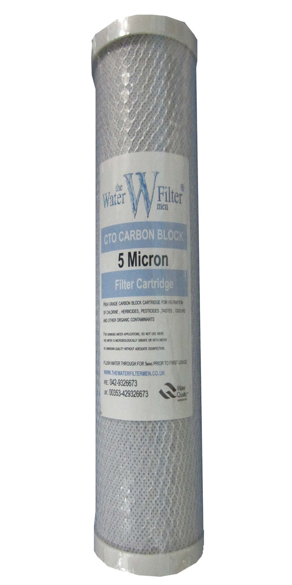 Set 2 Cartucce Filtro Set Filtri Ricambio Acqua 20x4.5 Pollici, Blocco Carbonio CTO E Sedimenti, 2 Pezzi - Filterway Filtro Per Impianto Domestico - Foto 7
