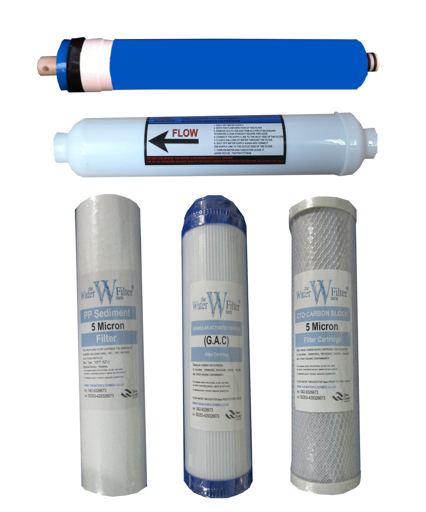 Umkehrosmose-Ersatz-Set - Wasserfilter Männer