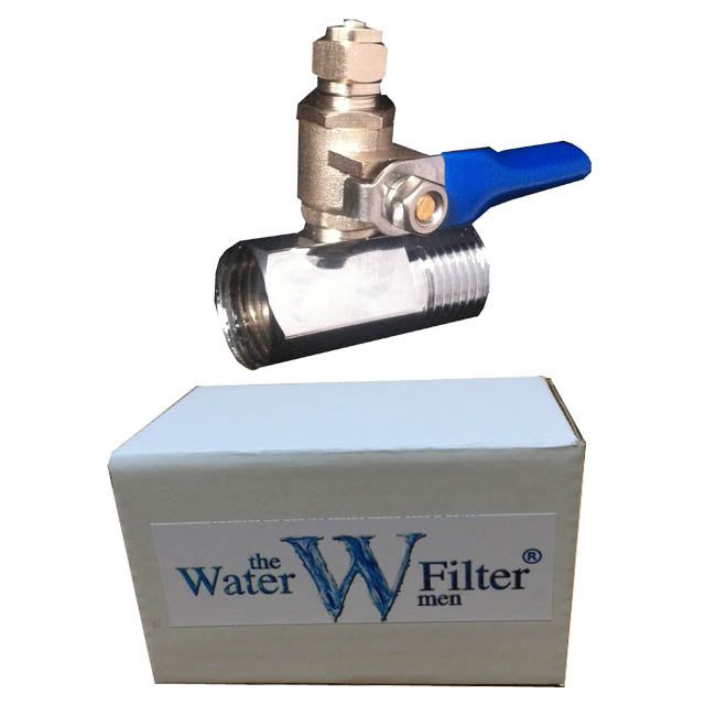 1/2 or 3/8 or 3/4 inch Cold Feed Water Plumbing Fitting Connector to 1/4