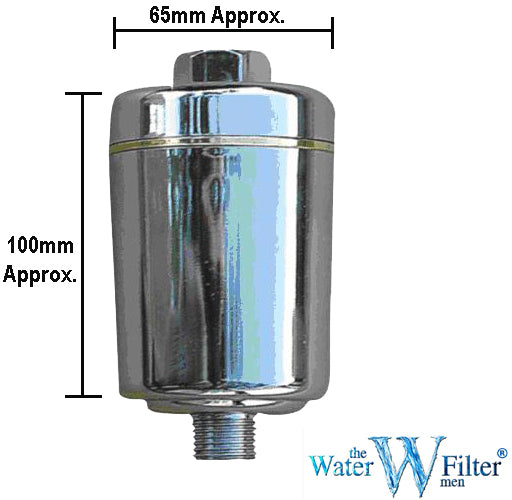 Filtre à eau de douche en ligne Chrome - Filtre à eau Hommes