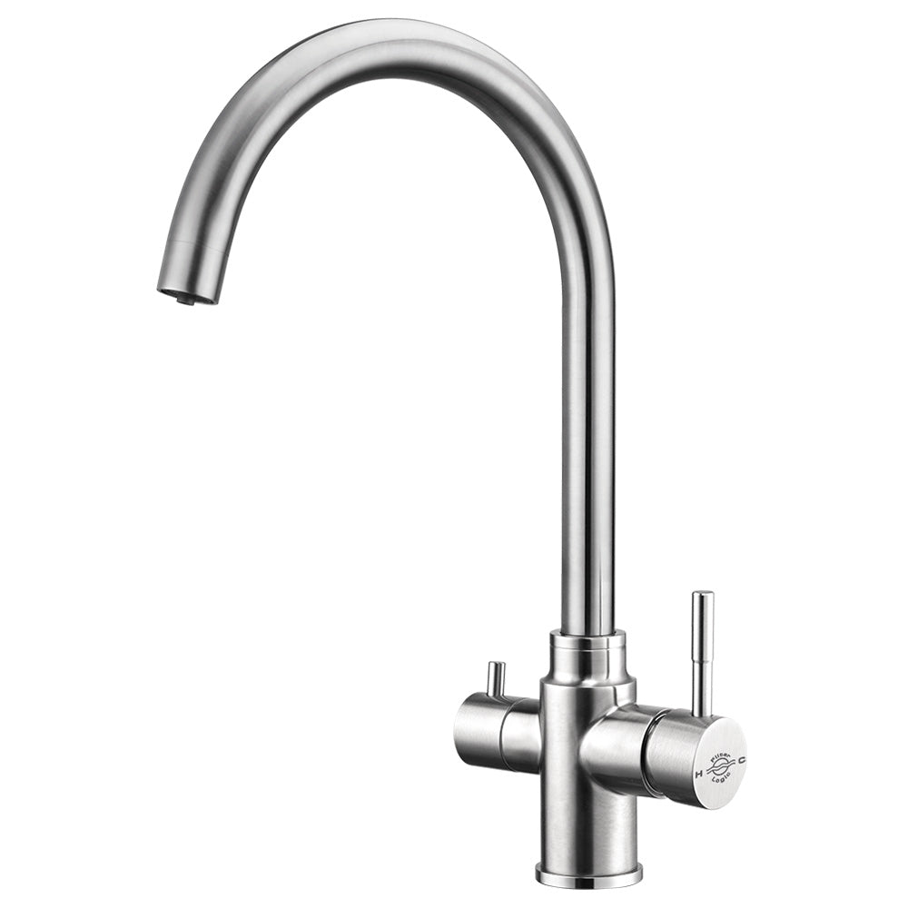 Sicily Brushed Steel Triflow