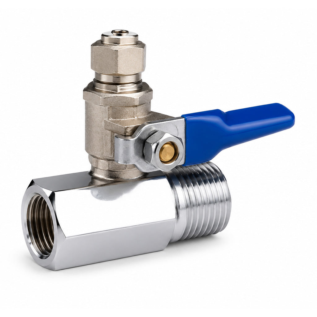 Inline Shut-Off Valve with Hand Control (3/8”, 1/2”, 3/4”)