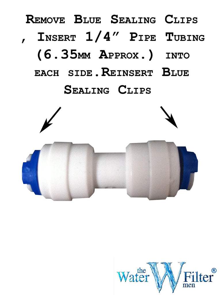 Equal Straight Connector Quickfit Pushfit - Water Filter Men