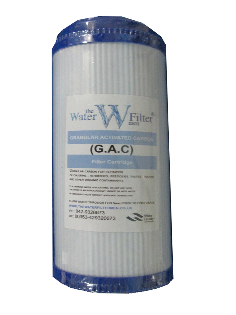 10 Inch Jumbo Granular Activated Carbon Water Filter Cartridge - Water Filter Men