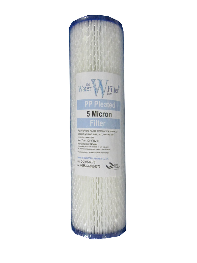 10 inch Pleated Washable Reusable Water Filter Cartridge - Water Filter Men