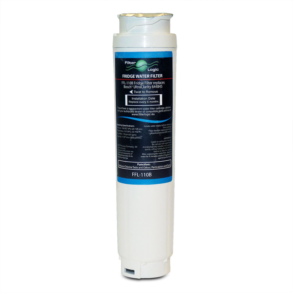 EcoAqua FFL-110B 6025a Compatible Bosch UltraClarity Fridge Filter - Water Filter Men