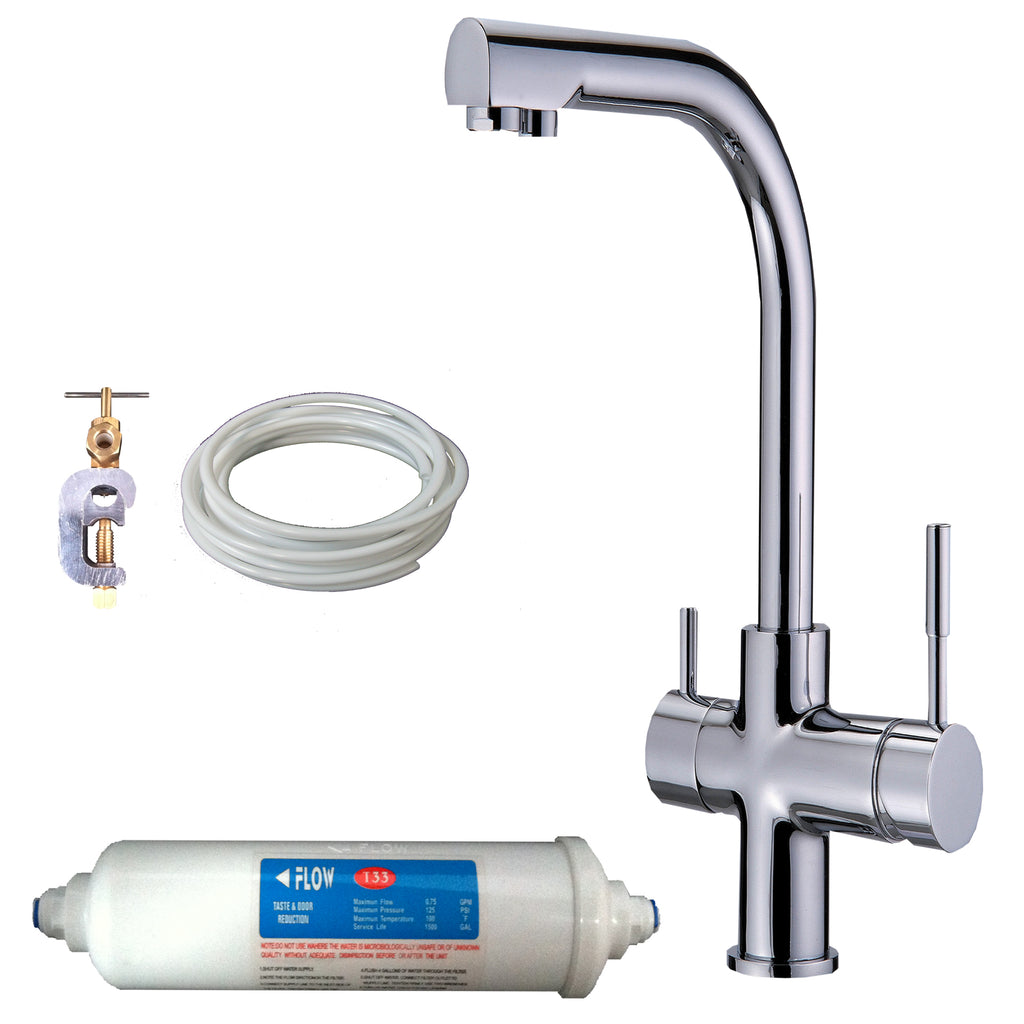 NW08 Delux Triflow 3 Way Tap and Filter System - Water Filter Men