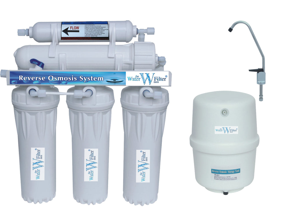 Reverse Osmosis Drinking Water Filter System Non-Pumped RO - Water Filter Men