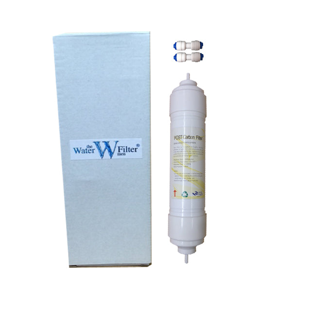Inline Activated Carbon Water Filter Cartridge with Spigots - Water Filter Men